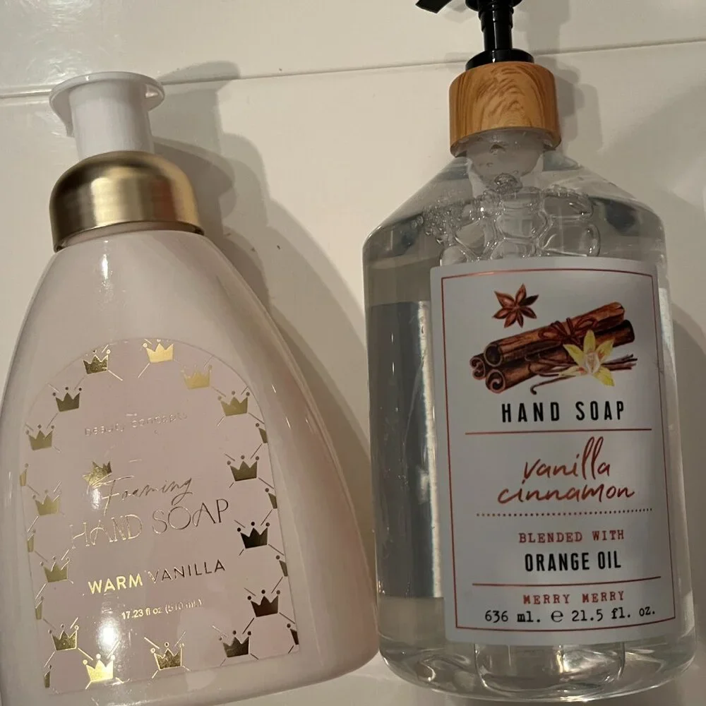 Hand Soaps - Vanilla Scents (Set of‎ TWO) (new/home/x)